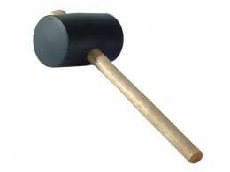 Faithfull FAIMB214 - 2.1/4IN Black Rubber Mallet £7.19